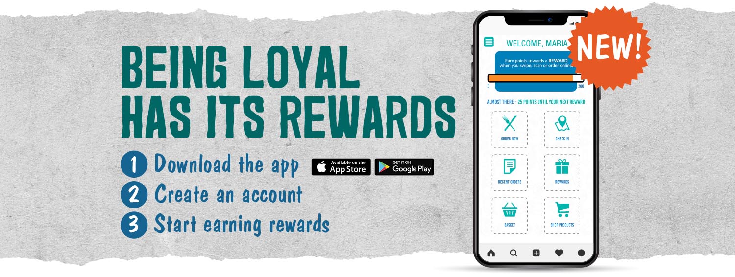 Earn points and redeem later. Join the rewards club and start earning!