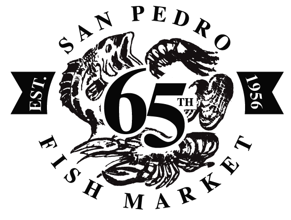 vintage san pedro fish 65th anniversary logo