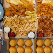 Big Game tray offer from San Pedro Fish Market