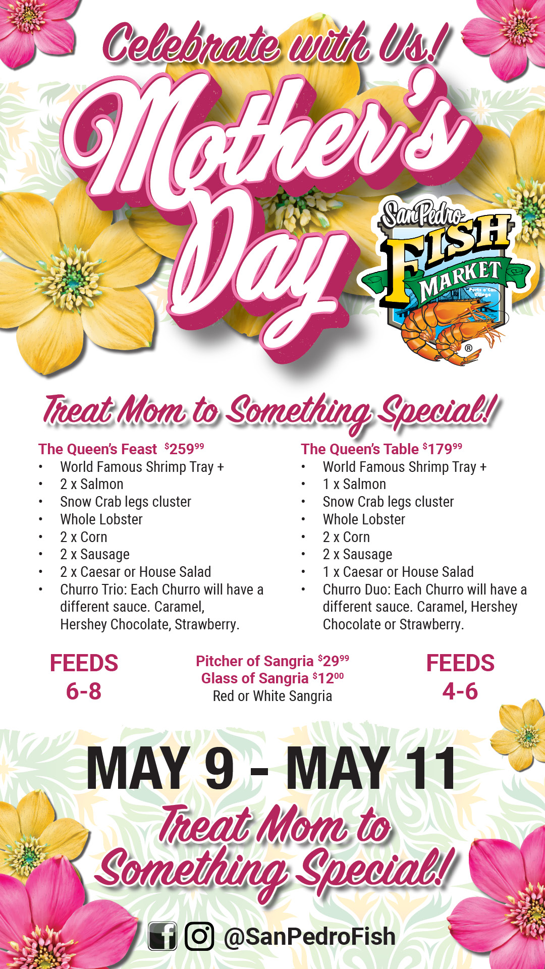 Mother's Day Menu